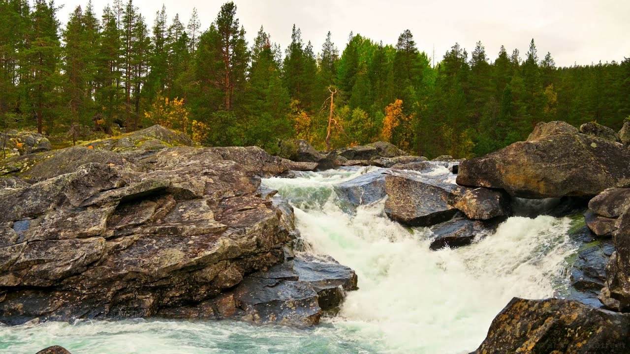 🌊 Pollfossen Waterfall | Otta River in Skjåk Valley, Norway