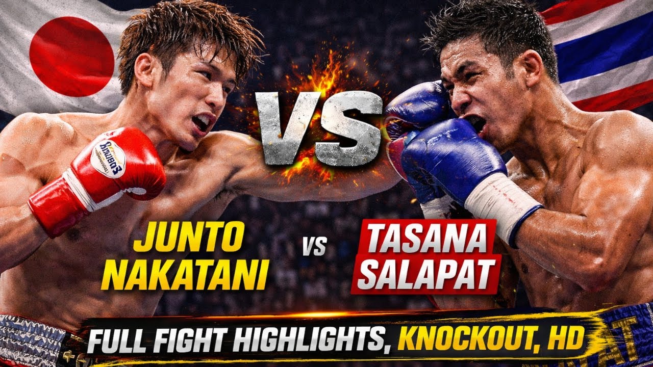 🔥 Junto Nakatani (Japan) vs Tasana Salapat (Thailand) | Full Fight Highlights, Knockout, HD
