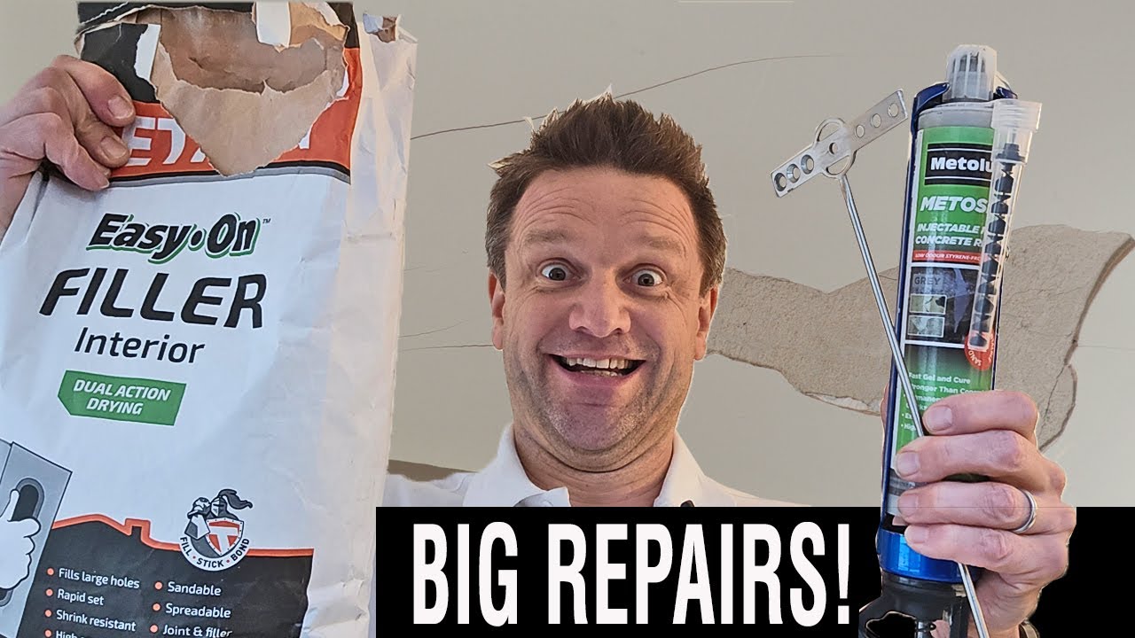 How to DIY Repair Deep Cracks and Badly Damaged Plaster