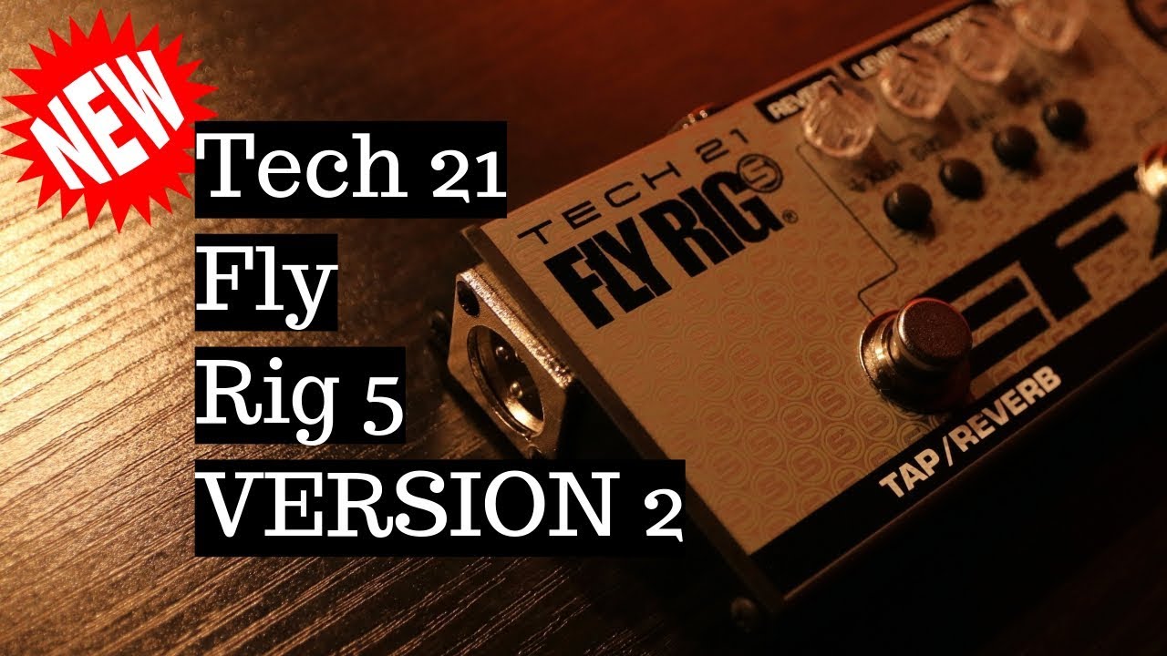 BRAND NEW Tech 21 Fly Rig 5 V2 Demo - FlyRig5 Version 2 Overview 100% Tones
