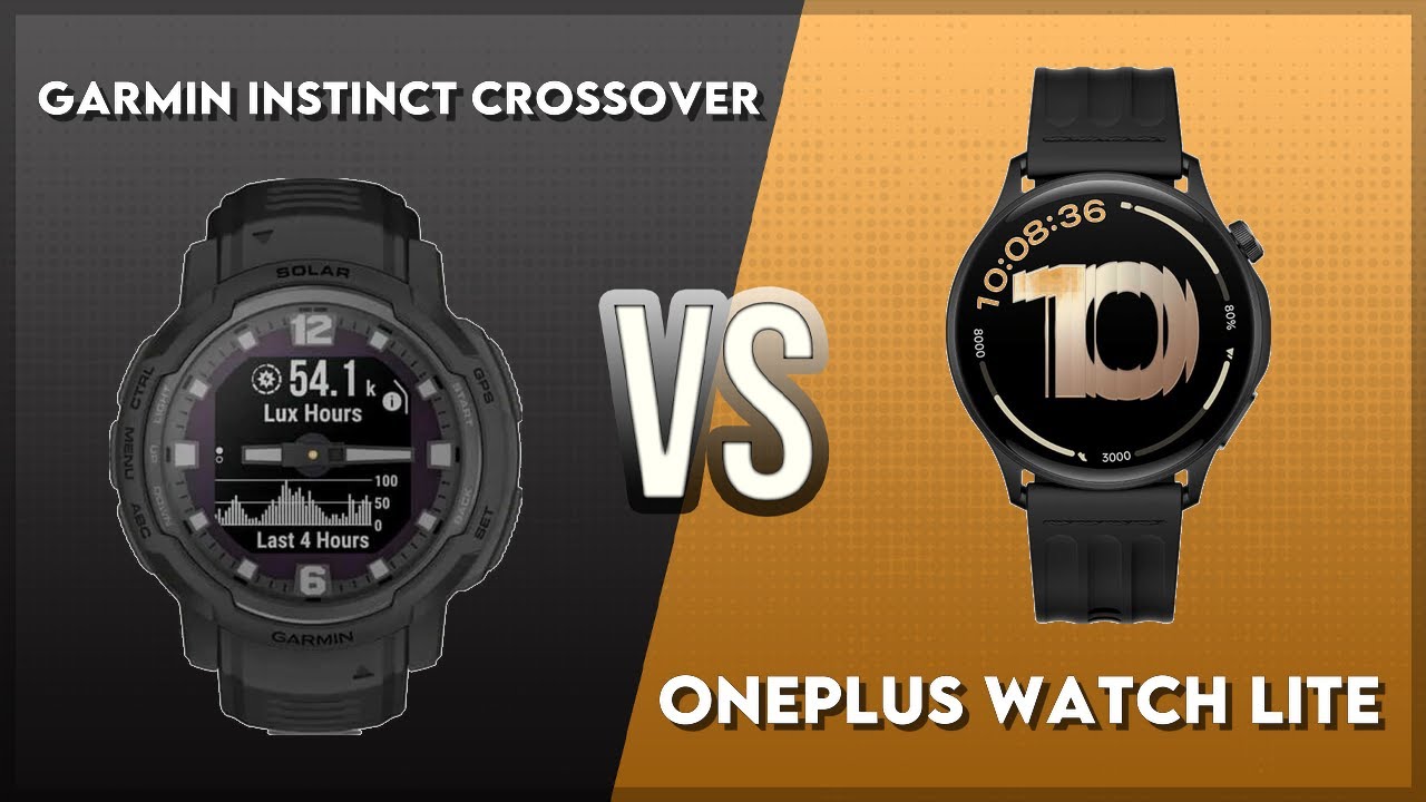 Garmin Instinct Crossover vs OnePlus Watch Lite Comparison