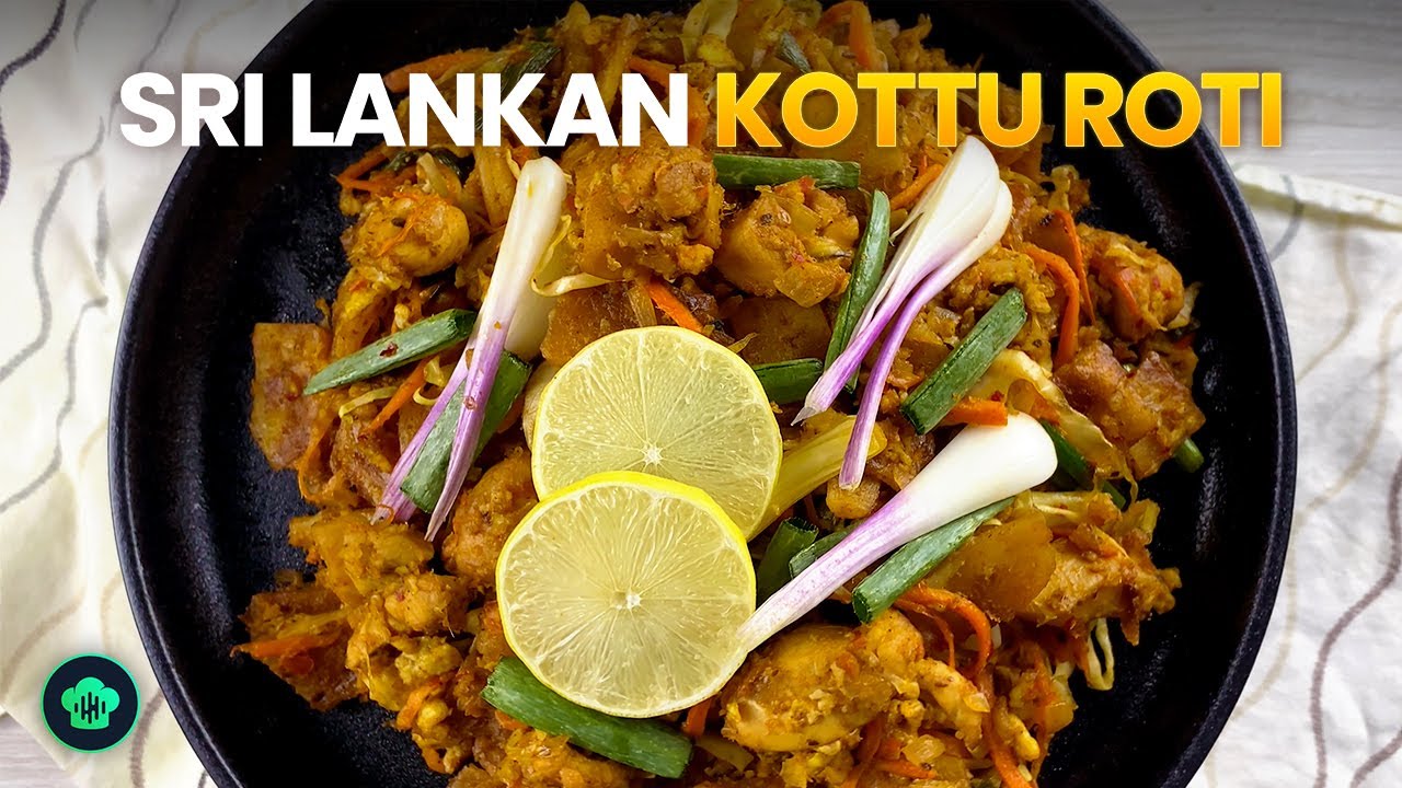 Sri Lankan Kottu Roti ASMR: A Flavorful Street Food Delight