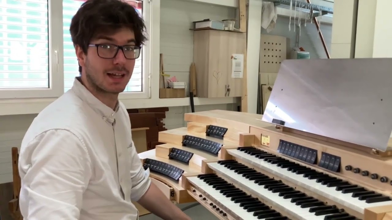 Demo of the new organ in Reykjavík, Iceland - Workshop sound - Kaposi Brúnó