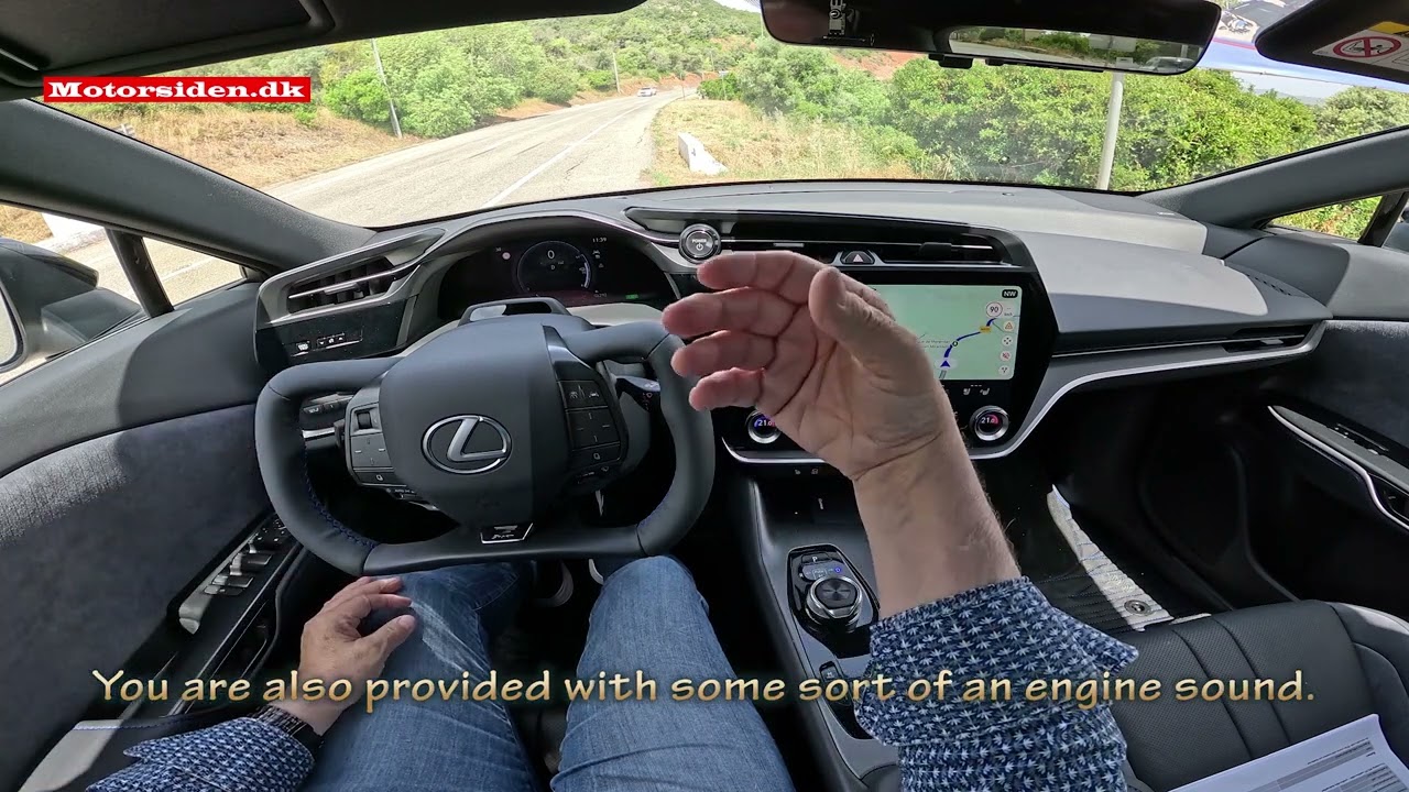 Lexus RZ 550e F SPORT Steer-by-Wire - First international on-board test - POV