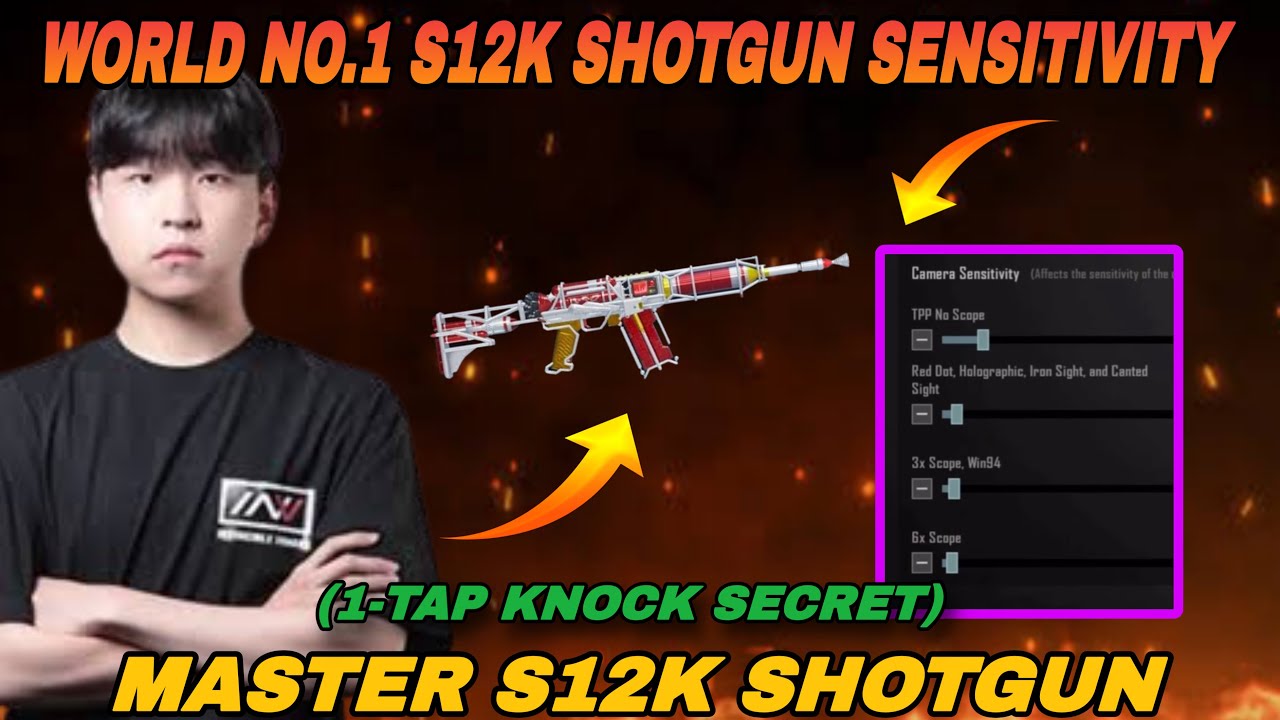 WORLD NO.1 S12K SHOTGUN SENSITIVITY 💥 MASTER S12K SHOTGUN IN JUST 2Min! (MUST WATCH)