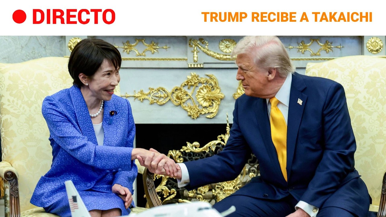 DIRECTO | TRUMP recibe a la PRIMERA MINISTRA de JAPÓN, Sanae TAKIACHI, en la CASA BLANCA | RTVE