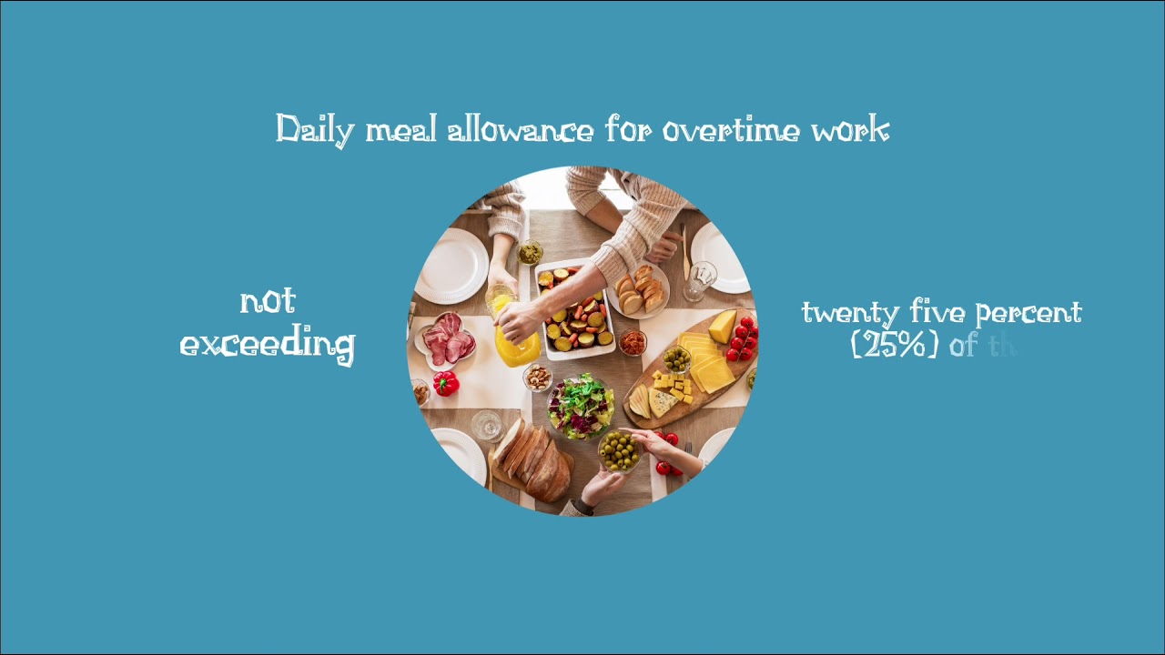 De Minimis Benefits-Daily Meal Allowance