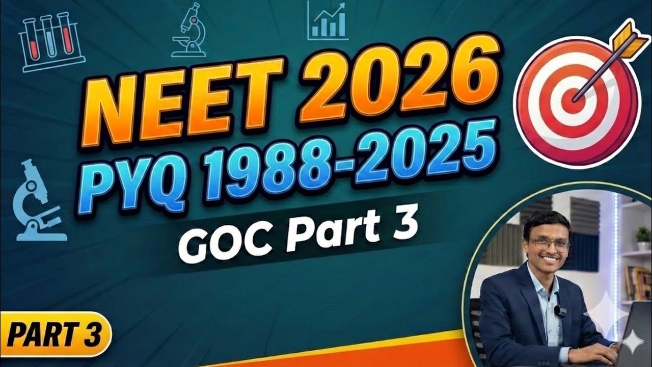 NEET 2026 PYQ 1988-2025 GOC Part 3