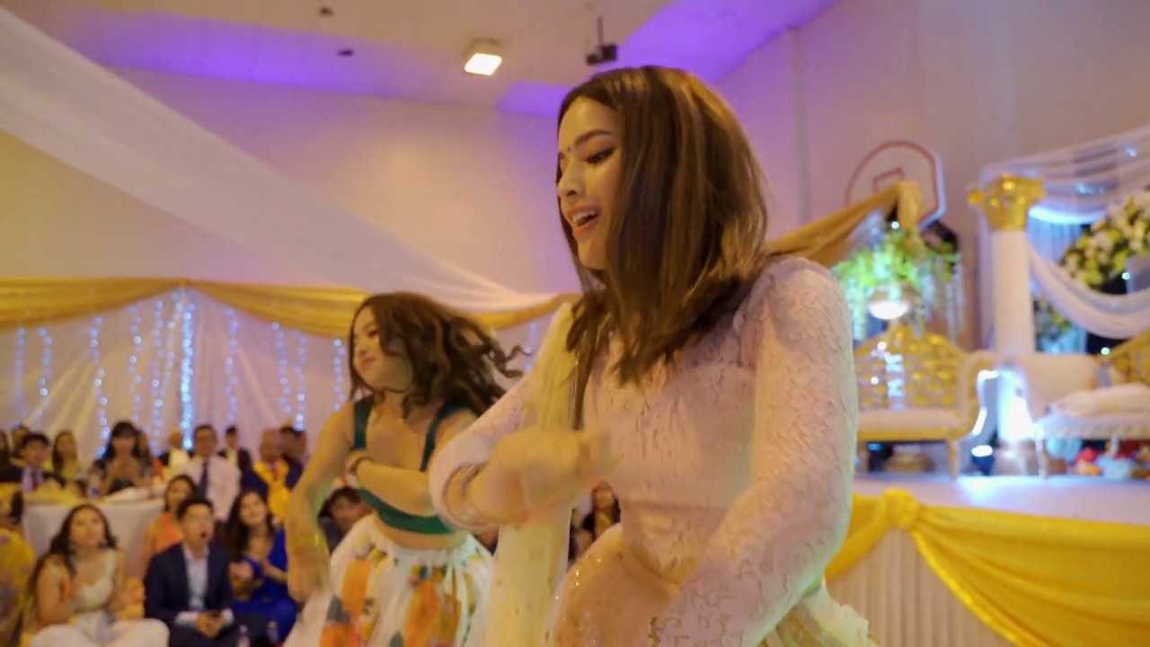 Bride's side- Dance performance || Nepali Wedding Reception || ArjWedsChhima ||