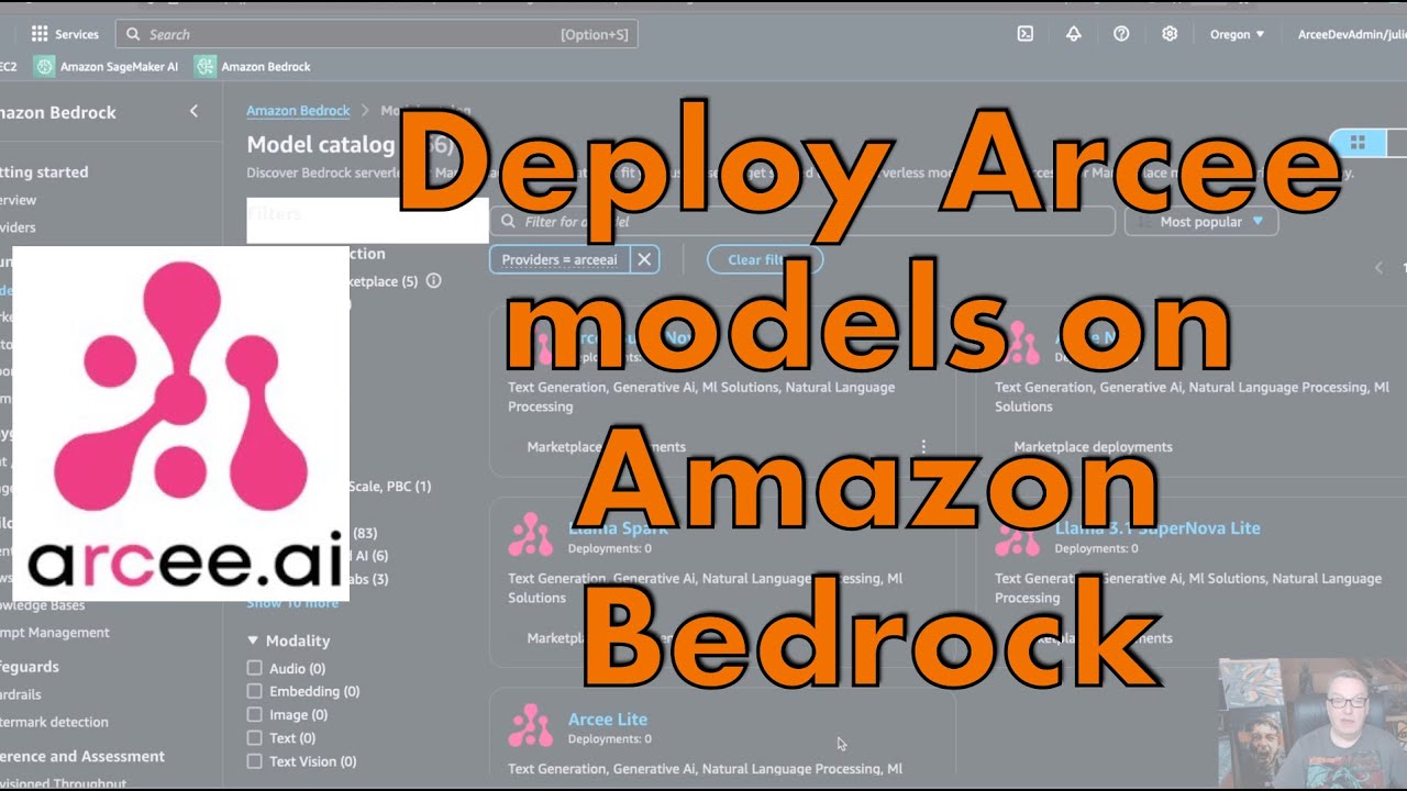 Deploying Arcee models on Amazon Bedrock