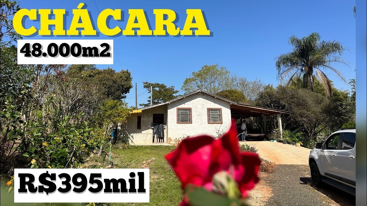 CHÁCARA RICA em ÁGUA POMAR EXCELENTE COM CASA pertinho de IBAITI-PR R$395mil