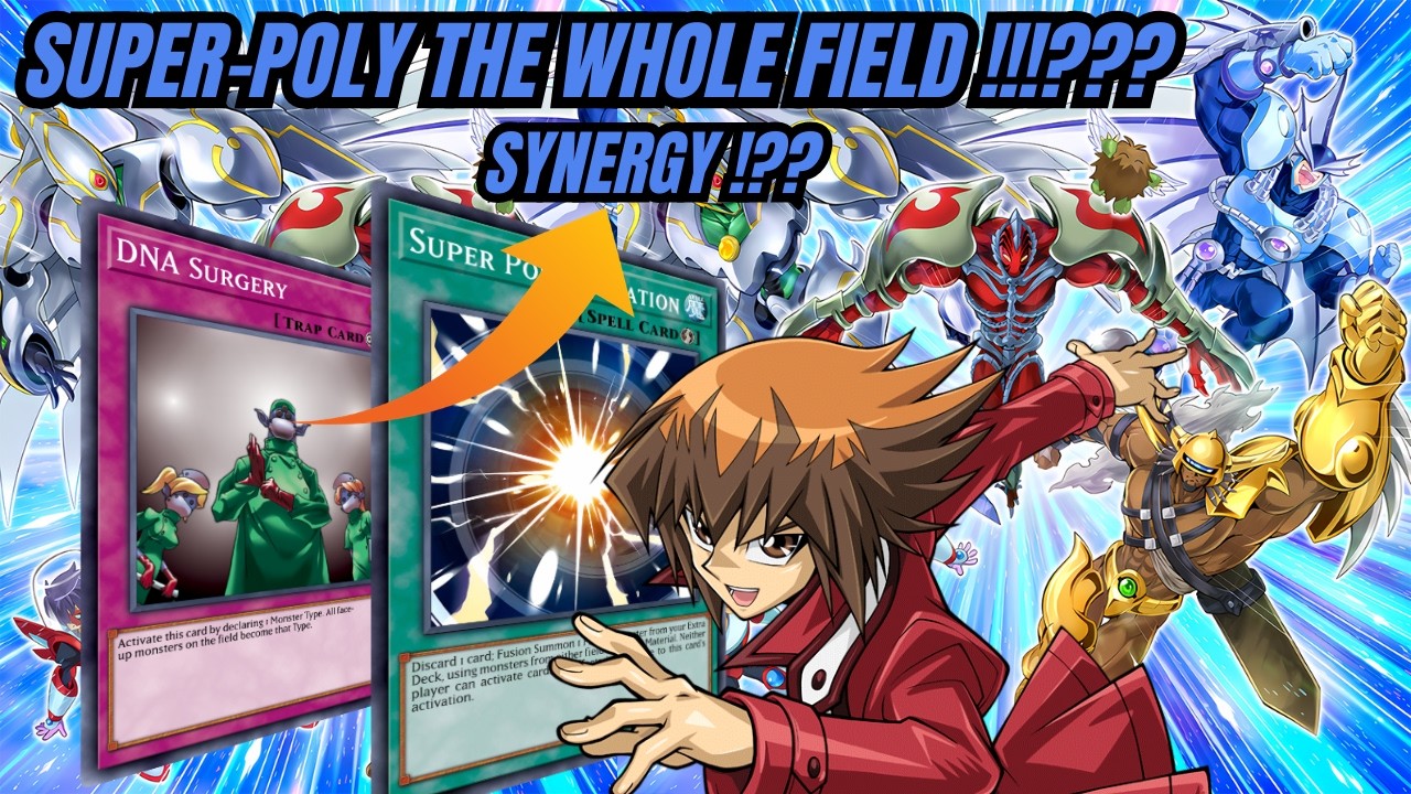 SUPER POLY THE WHOLE Field !?? FT.DNA Surgery & Wake Up Your Elemental Hero !!! || [Duel Links]