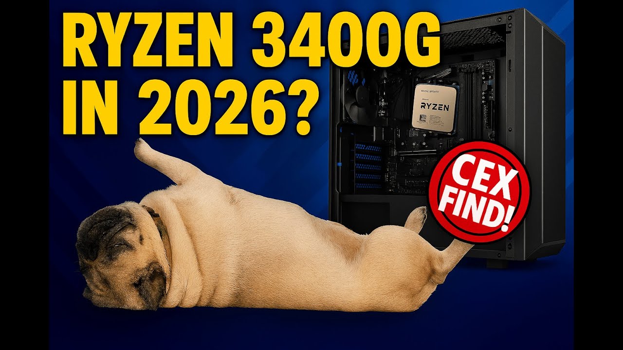 RYZEN 5 3400G PRO BARGAIN CEX PC FIND, HOW DOES IT HOLD UP IN 2025. CUSTOM PC REPAIR!