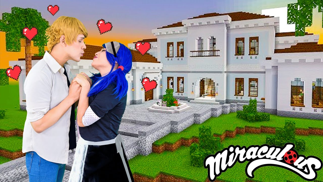 Me ENAMORO de mi SIRVIENTA en MINECRAFT | Adrien & Marinette ❤️💙