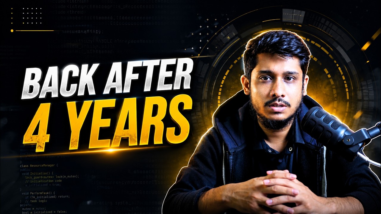 After Almost 4 Years, I&rsquo;m Back on YouTube Again