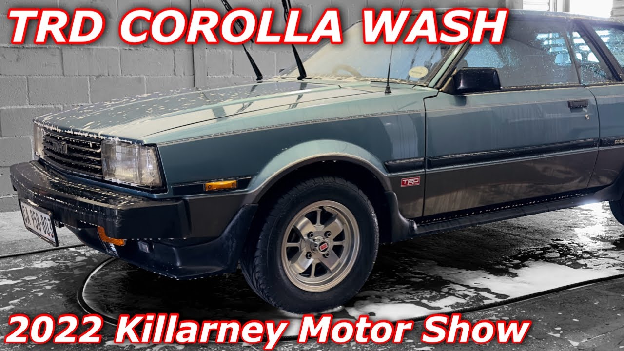 TRD Liftback Quick wash for Killarney Motor Show