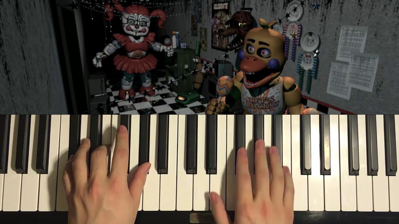 FNAF Ultimate Custom Night - Last Breath (Piano Tutorial Lesson)
