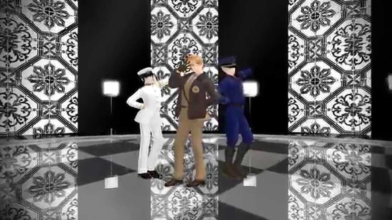 APヘタリアMMD- 被害妄想携帯女子(笑)