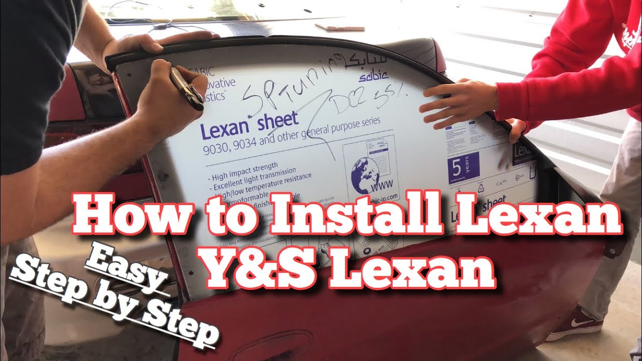 Lexan Glass for Racing Install