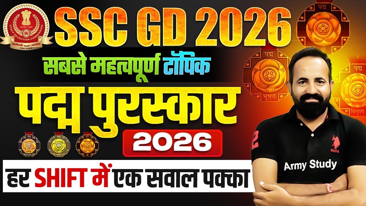 Padma Awards 2026 | पद्म पुरस्कार 2026 | Padma Puraskar | Current Affairs For All Competitive Exams