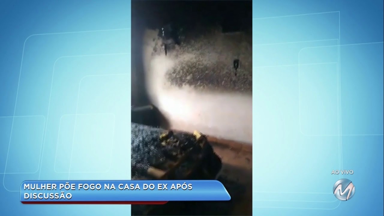 Mulher põe fogo na casa do ex após discussão em Andradas