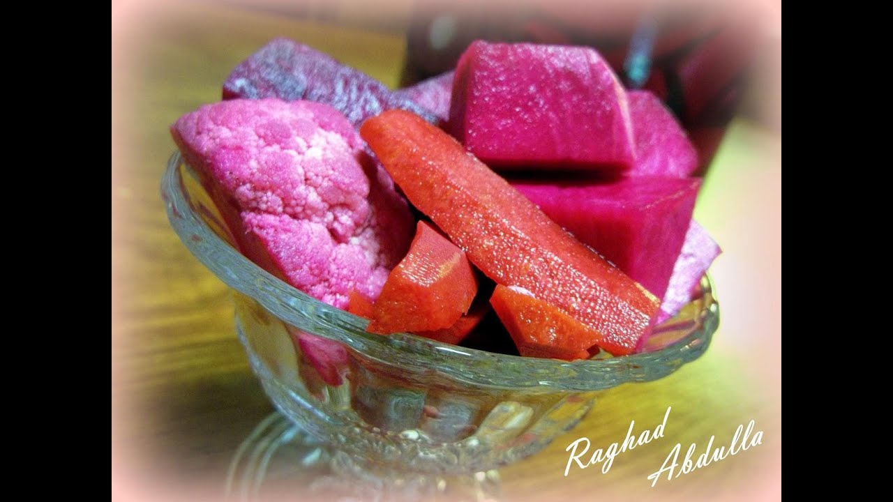 Pickled Turnip, Beet, Carrot and Cauliflower