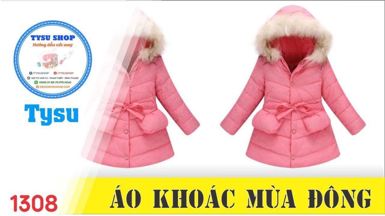 Hướng dẫn cắt may TysuShop số 1308: áo khoác mùa đông