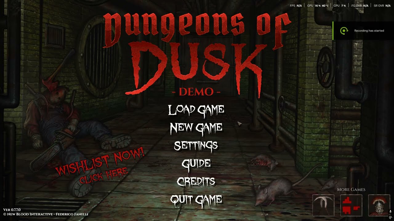 Dungeons of DUSK Demo (Feb '26) - 4k