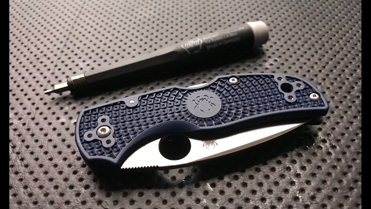Как разобрать и обслужить легкий карманный нож Spyderco Native 5