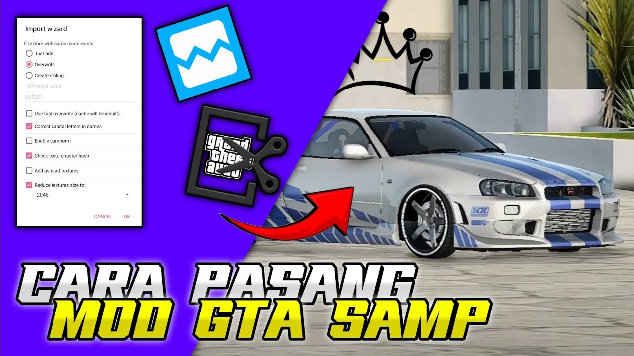 TUTORIAL CARA PASANG MOD KENDARAAN GTA SA:MP ANDROID - Victoryan Nation
