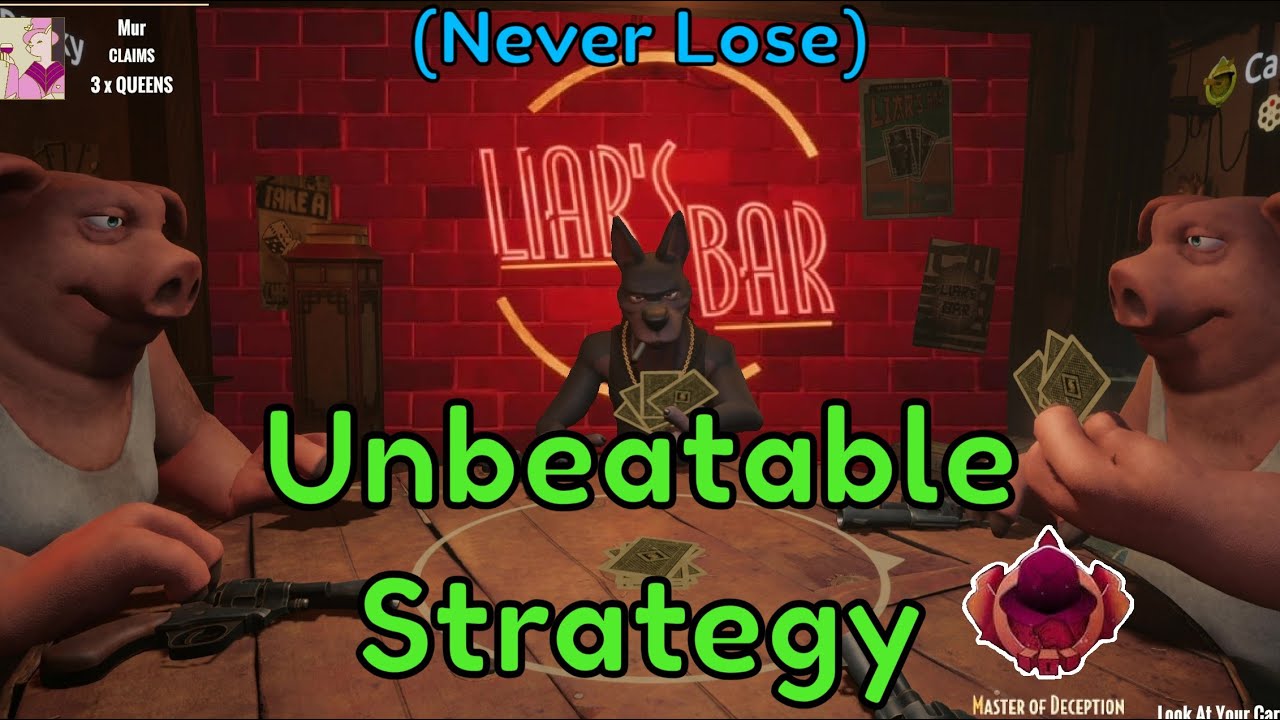 How I Got The Highest Rank In Liar's Bar | Best Strategy