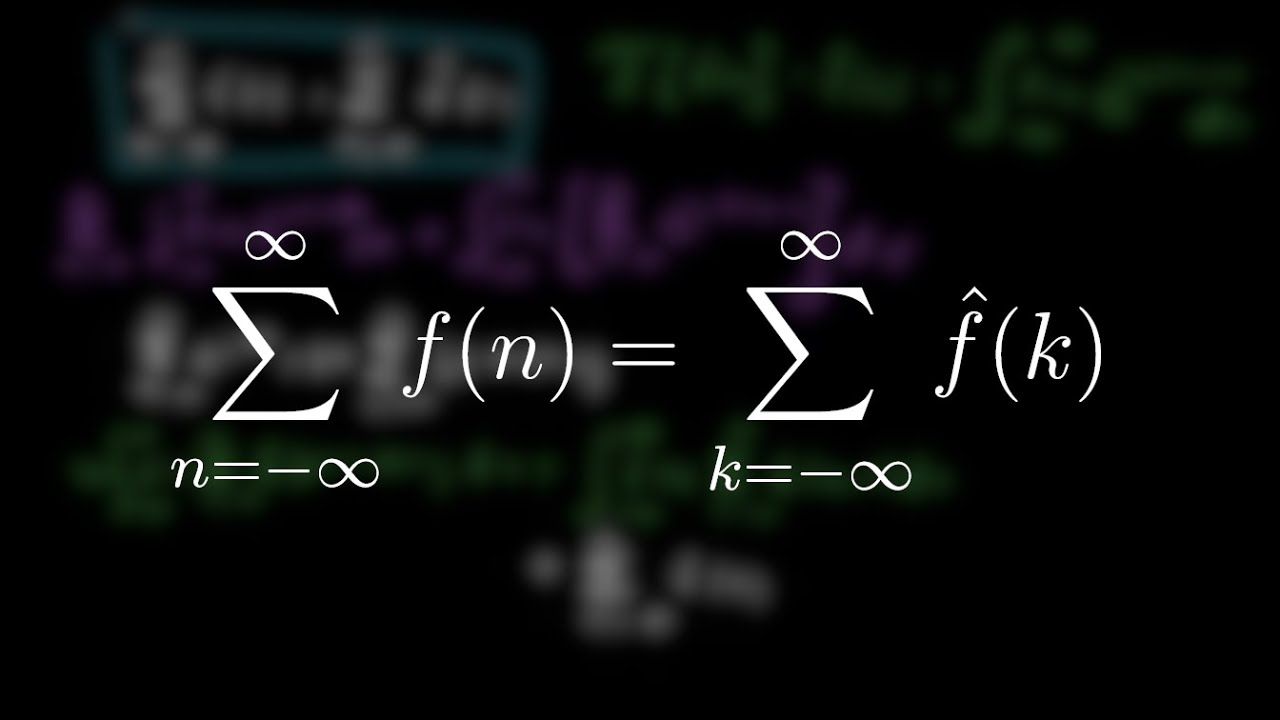 Deriving the Poisson Summation Formula