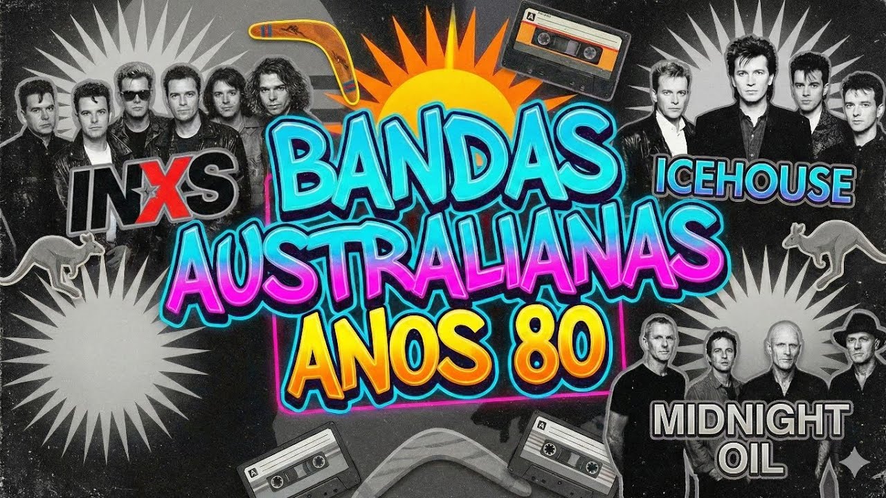 5 BANDAS AUSTRALIANAS DE DESTAQUE DOS ANOS 80