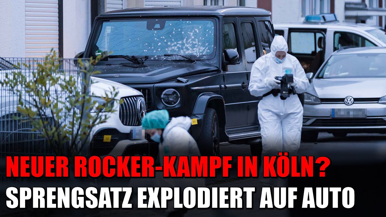 Neuer Rocker-Kampf in Köln? Sprengsatz explodiert auf einer G-Klasse | 23.12.2025