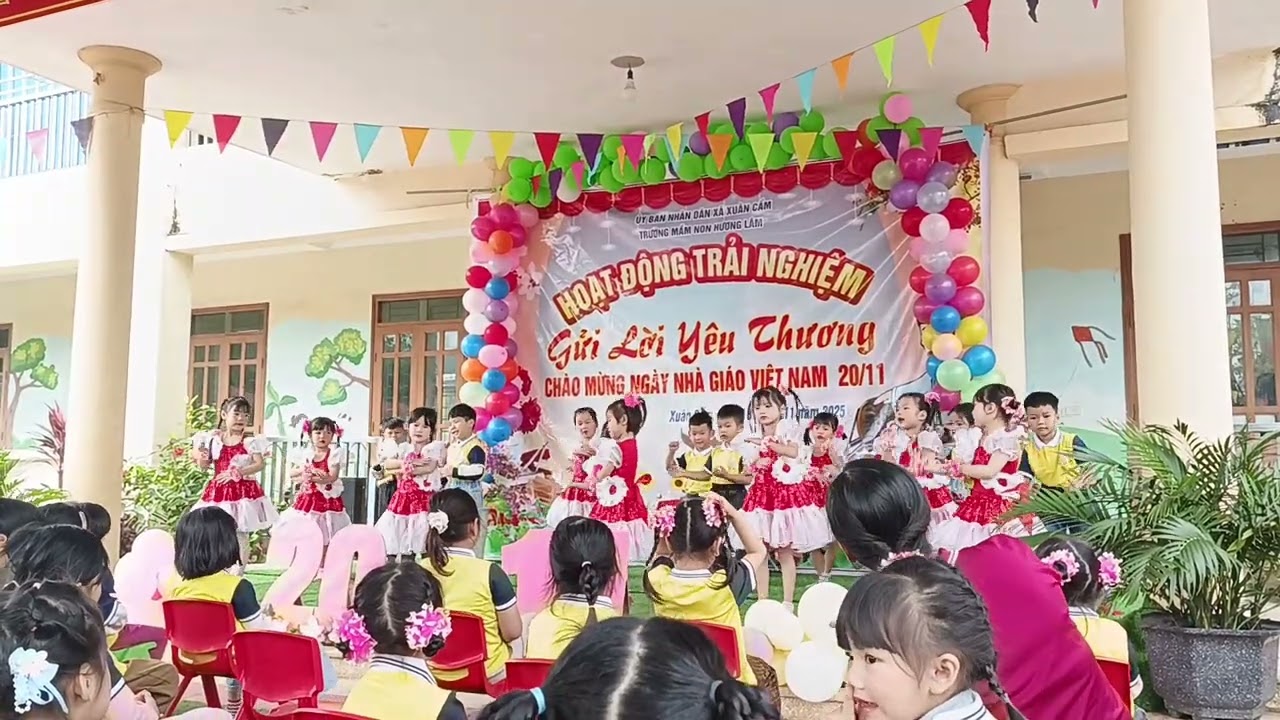 Mừng 20 tháng 11 2025  trường mầm non Hương Lâm Xuân Cẩm Bắc Ninh 