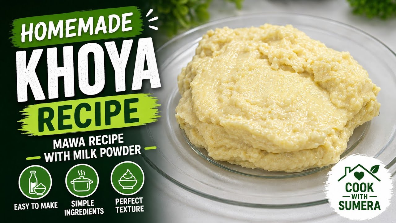 Homemade Khoya Recipe | Mawa Recipe with Milk Powder | Instant Khoya Recipe |