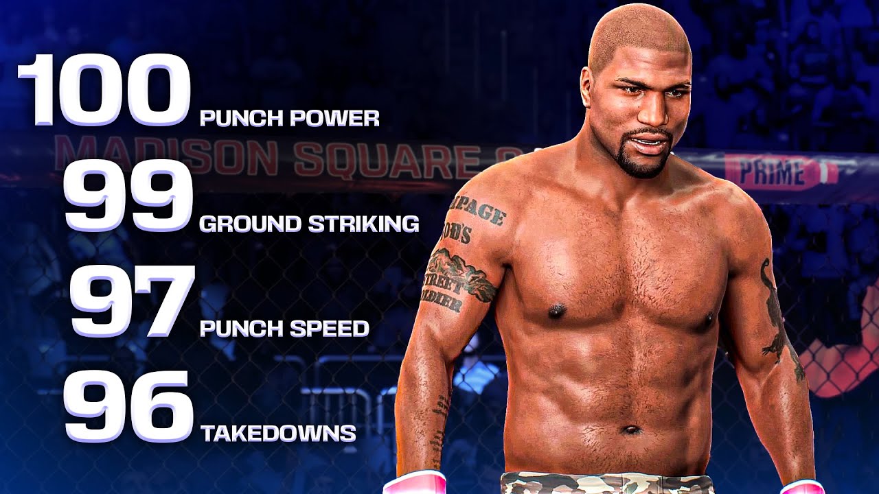 Rampage Jackson Alter Ego Breaks the META in UFC 5!