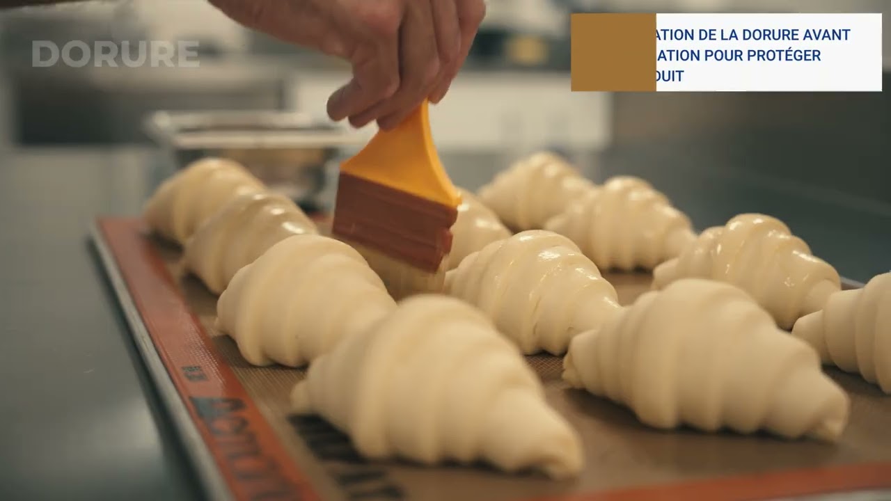 Recette - Le croissant pré-poussé surgelé
