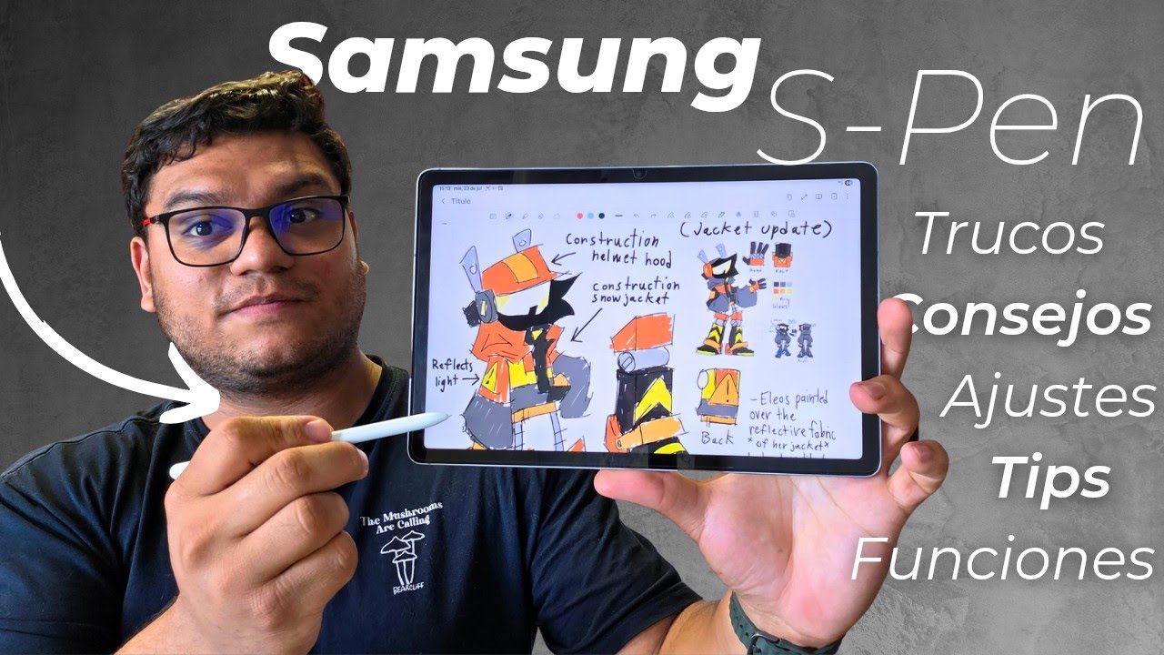 Aprende a usar al MAXIMO 👌🏽 el Pencil de tu Galaxy Tab🖍 | S Pen Guia Completa👨‍🏫