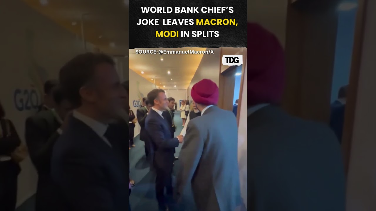 #trending | World Bank Chief&rsquo;s Joke  Leaves Macron, Modi in Splits in Brazil #shorts #g20 #pmmodi