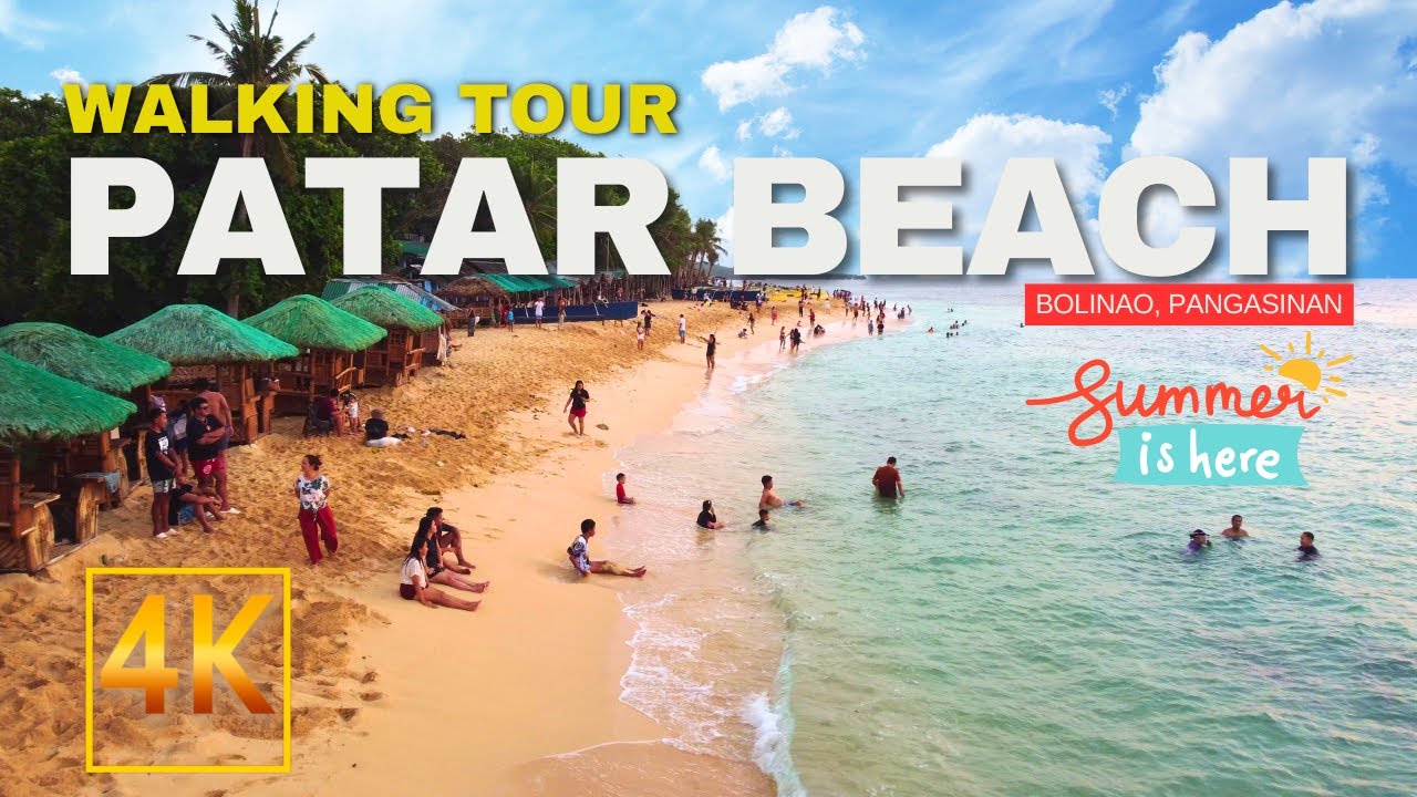 Patar Beach, Bolinao: A Relaxing Walking Tour | White Sand & Crystal-Clear Waters
