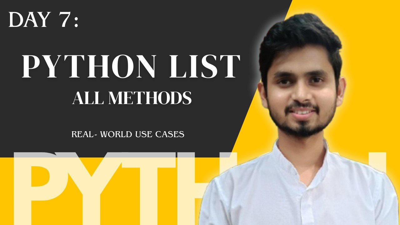 Python List Explained | All List Methods with Real-World Examples | Lesson 6 | 2026-2027