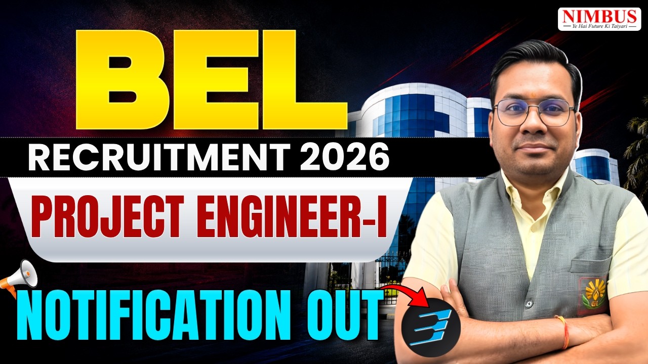 BEL Recruitment 2026 Out Now | Project Engineer-I |Salary, Eligibility & Apply Process By Pankaj Sir