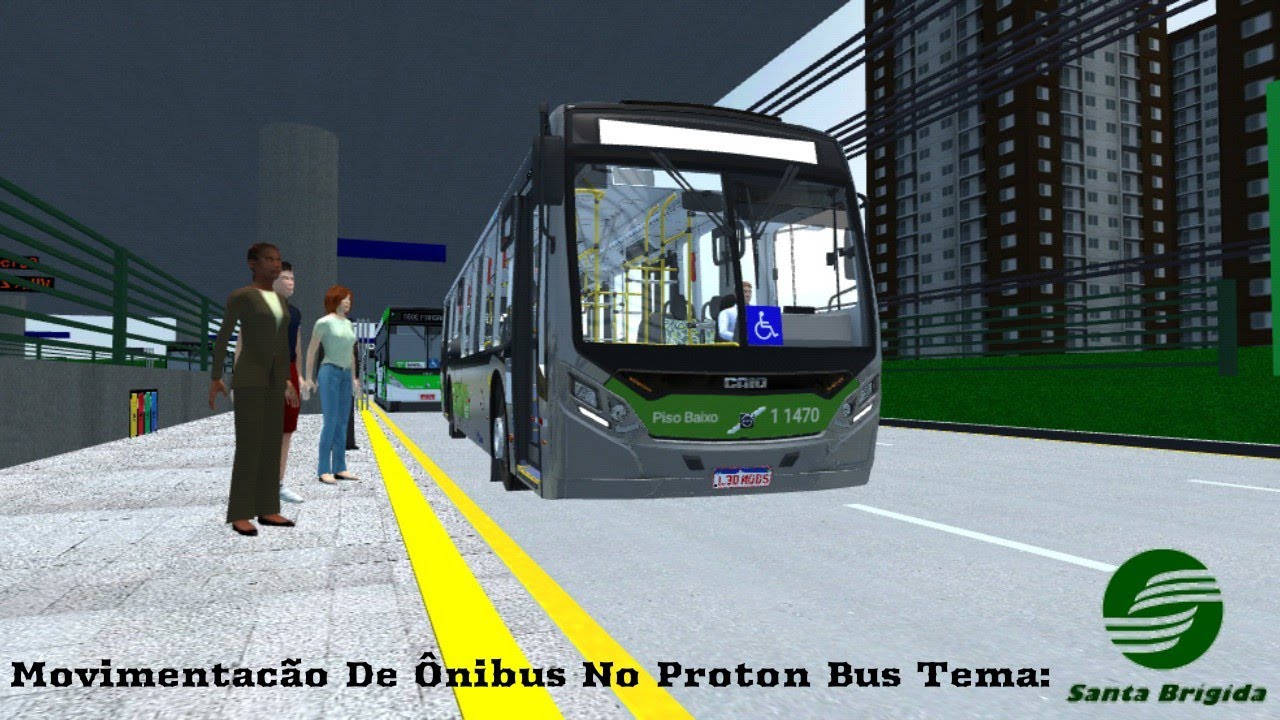 Movimentação De Ônibus No Proton Bus Tema: Santa Brigida