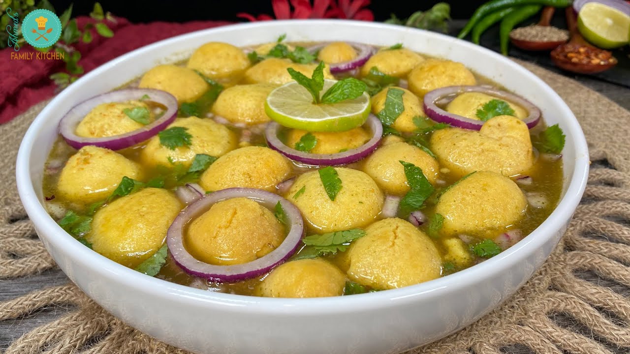 Chatpate Pani Wale Pakode Recipe | Pani Phulki | Rainy Day Recipes