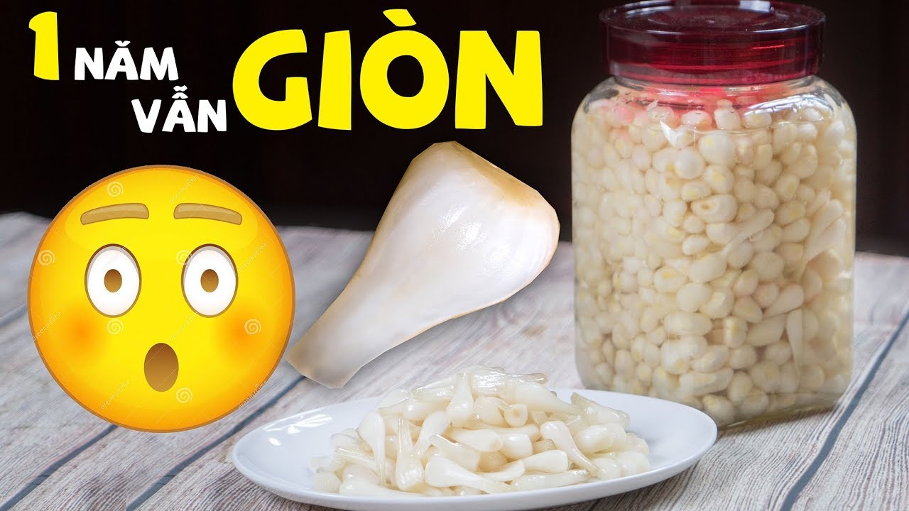 Bí quyết NGÂM CỦ KIỆU để lâu vẫn giòn không cần ngâm giấm | CÔ BA