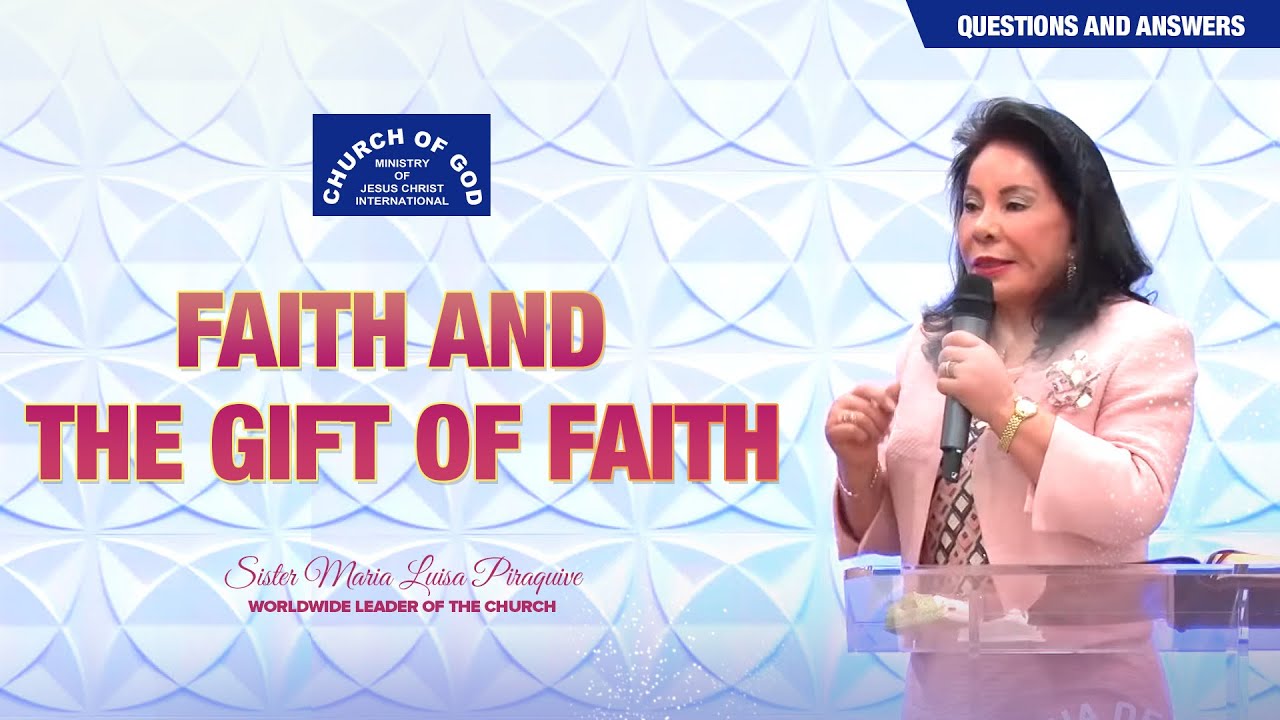 (English) Faith and the gift of faith - Sr. Maria Luisa Piraquive