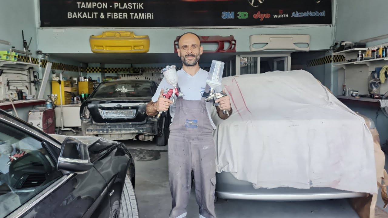 OTO BOYA VERNİK NASIL ATILIR TABANCA AYARI NASIL YAPILIR