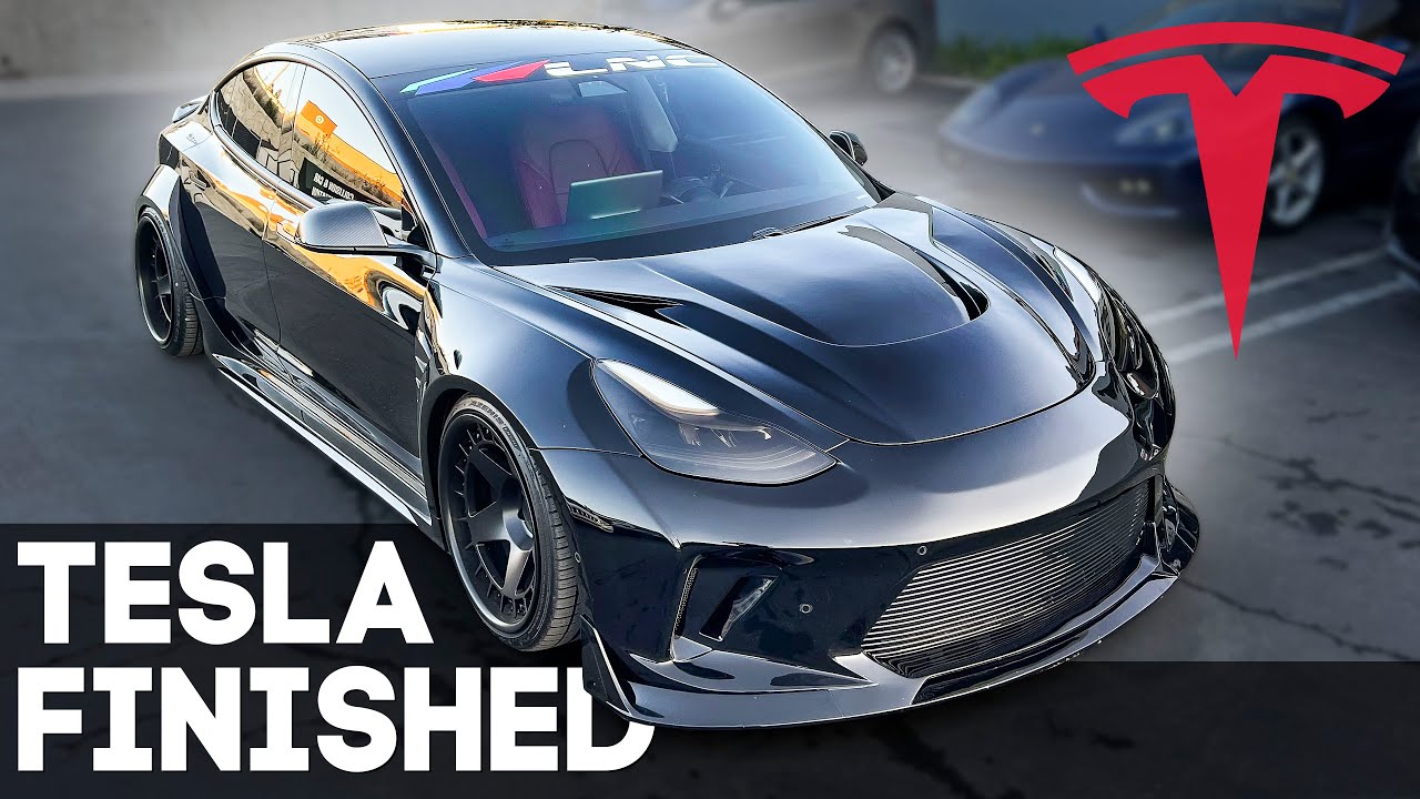 REBUILDING A CRASHED TESLA MODEL 3 & INSTALLING WIDEBODY KIT. (PART 3)