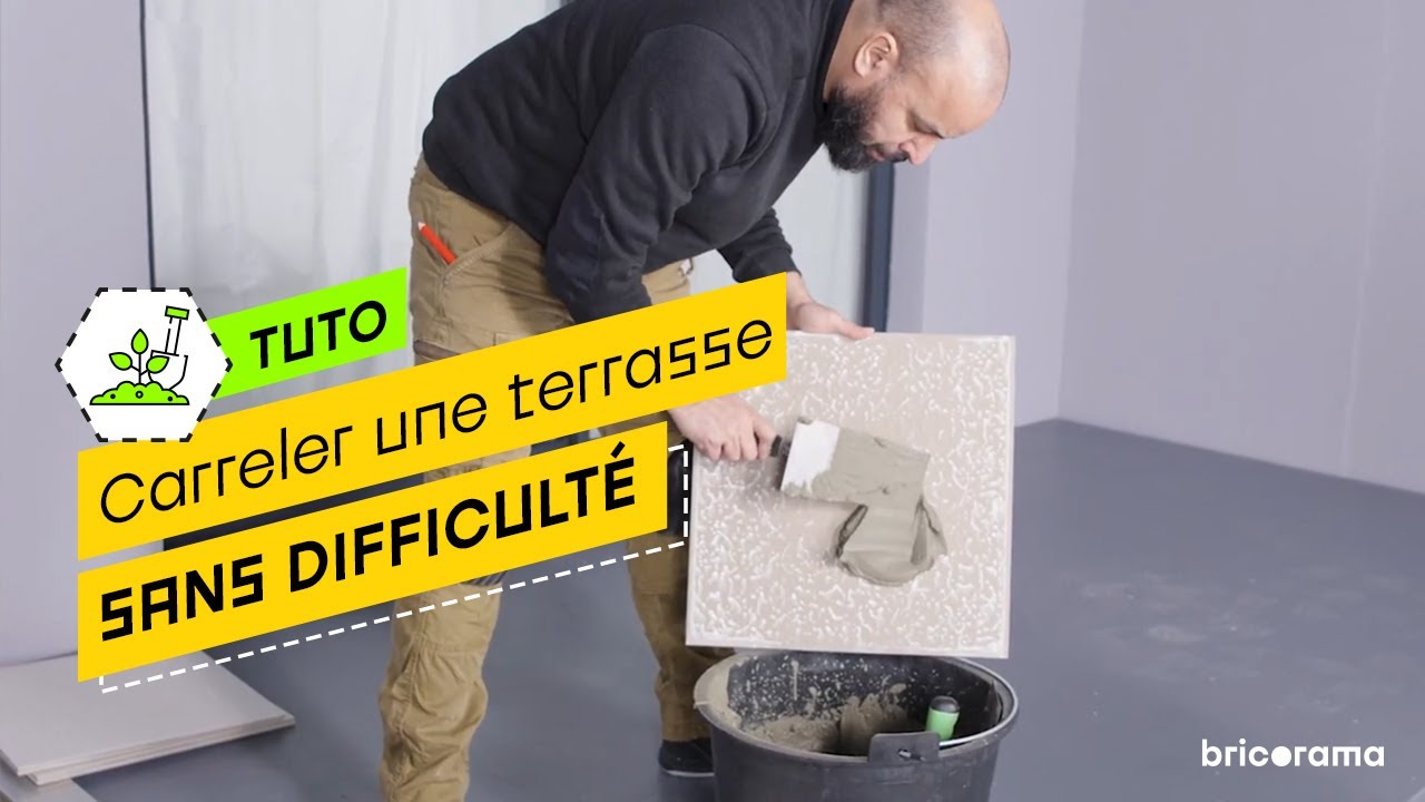 Comment poser du carrelage sur une terrasse ? Bricorama